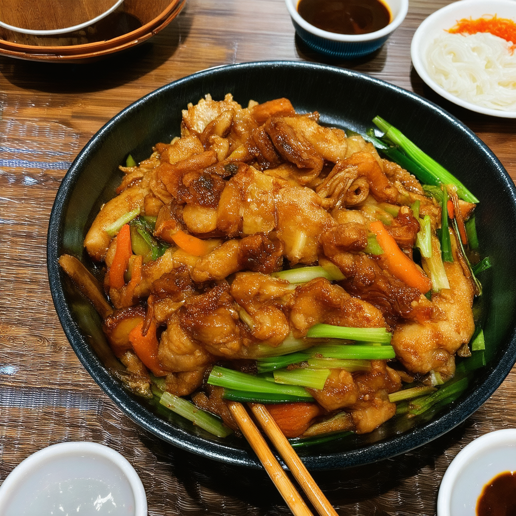 AI-generated Chinese food