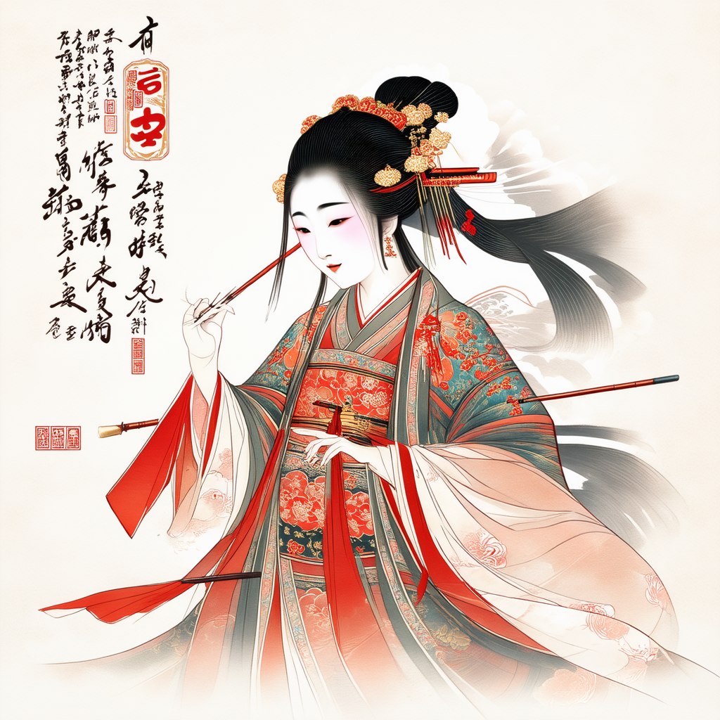 AI-generated Chinese art