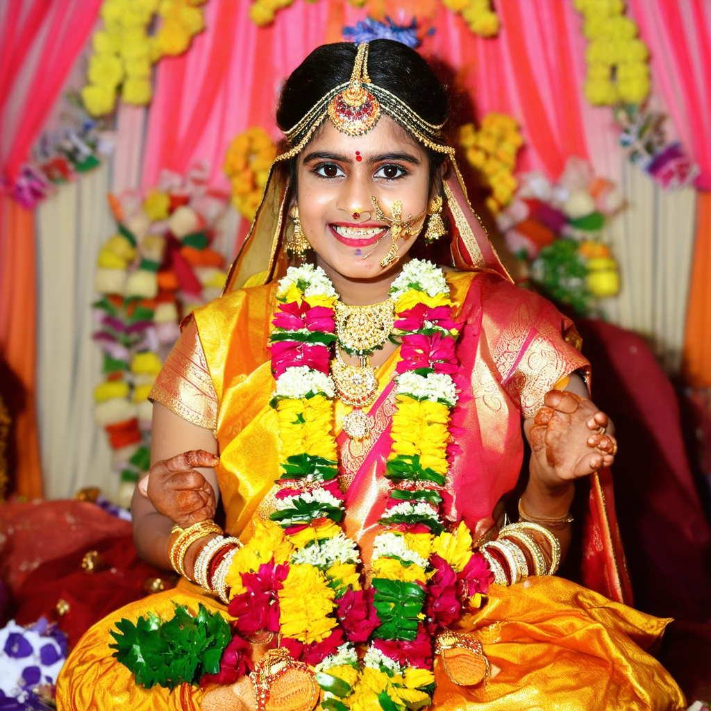 AI-generated Indian celebration