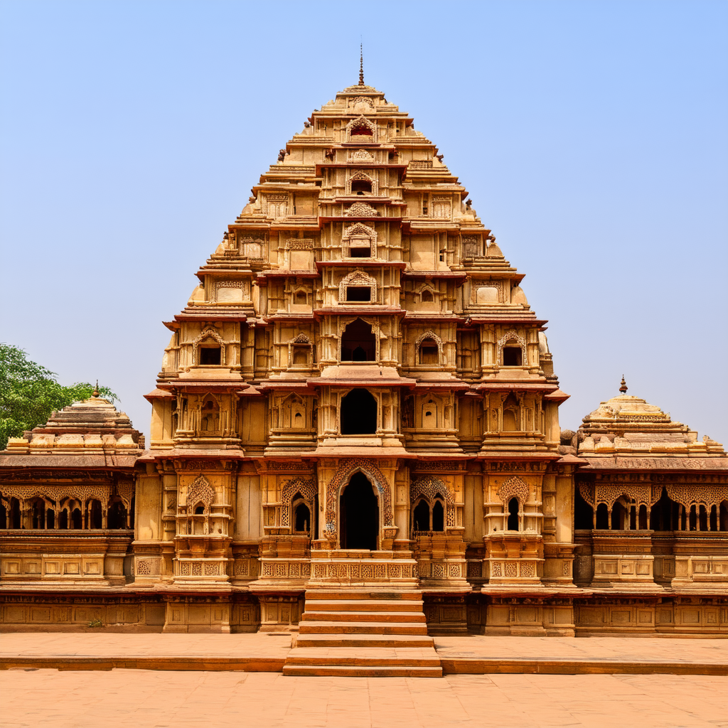 AI-generated Indian architecture