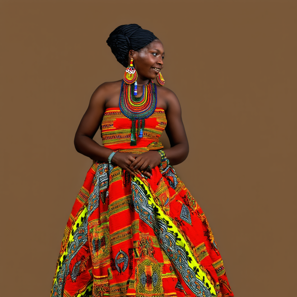AI-generated Kenya traditional clothing