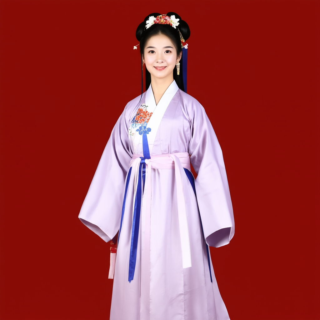 AI-generated Korean traditional clothing