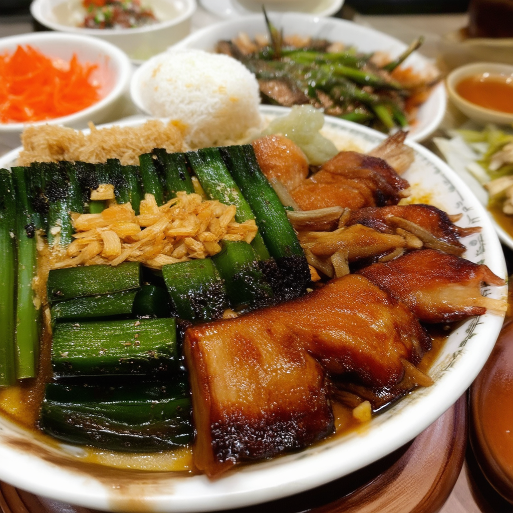 AI-generated Korean food