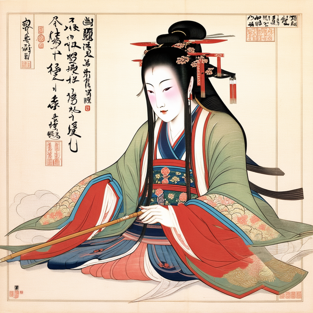 AI-generated Korean art