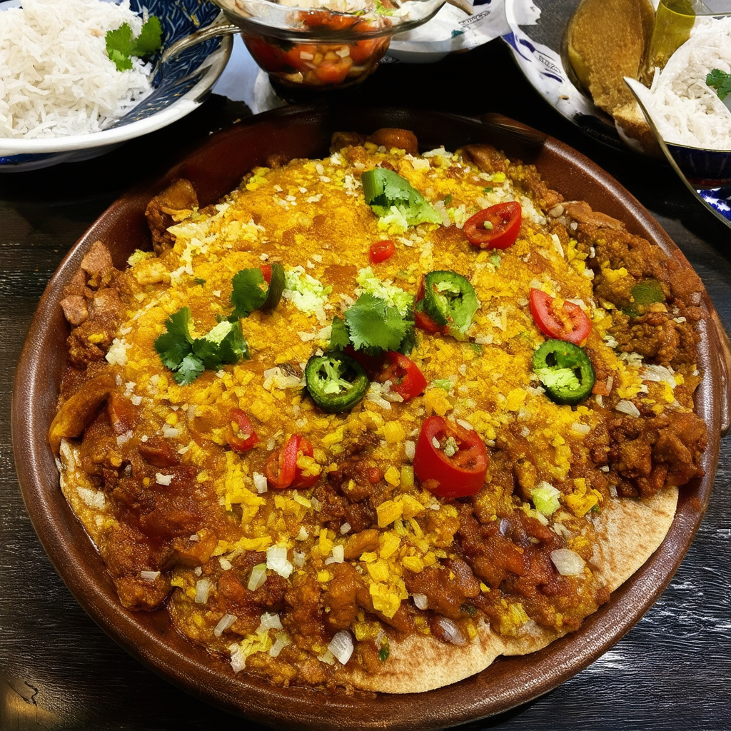 AI-generated Mexican food