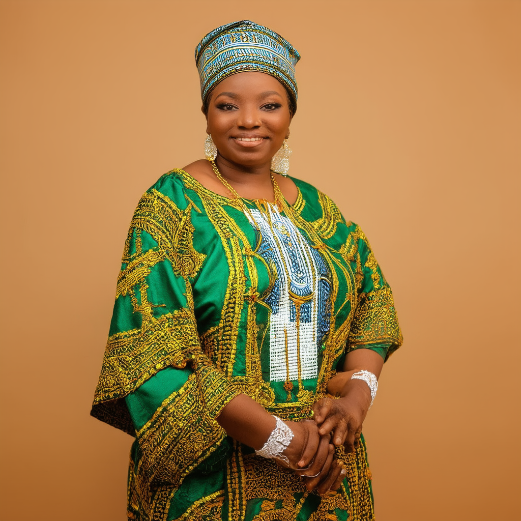 AI-generated Nigerian traditional clothing