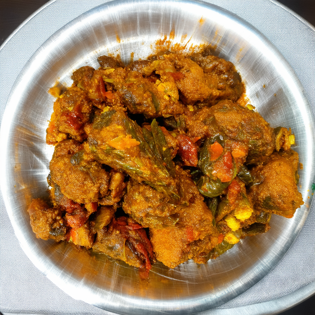 AI-generated Nigerian food