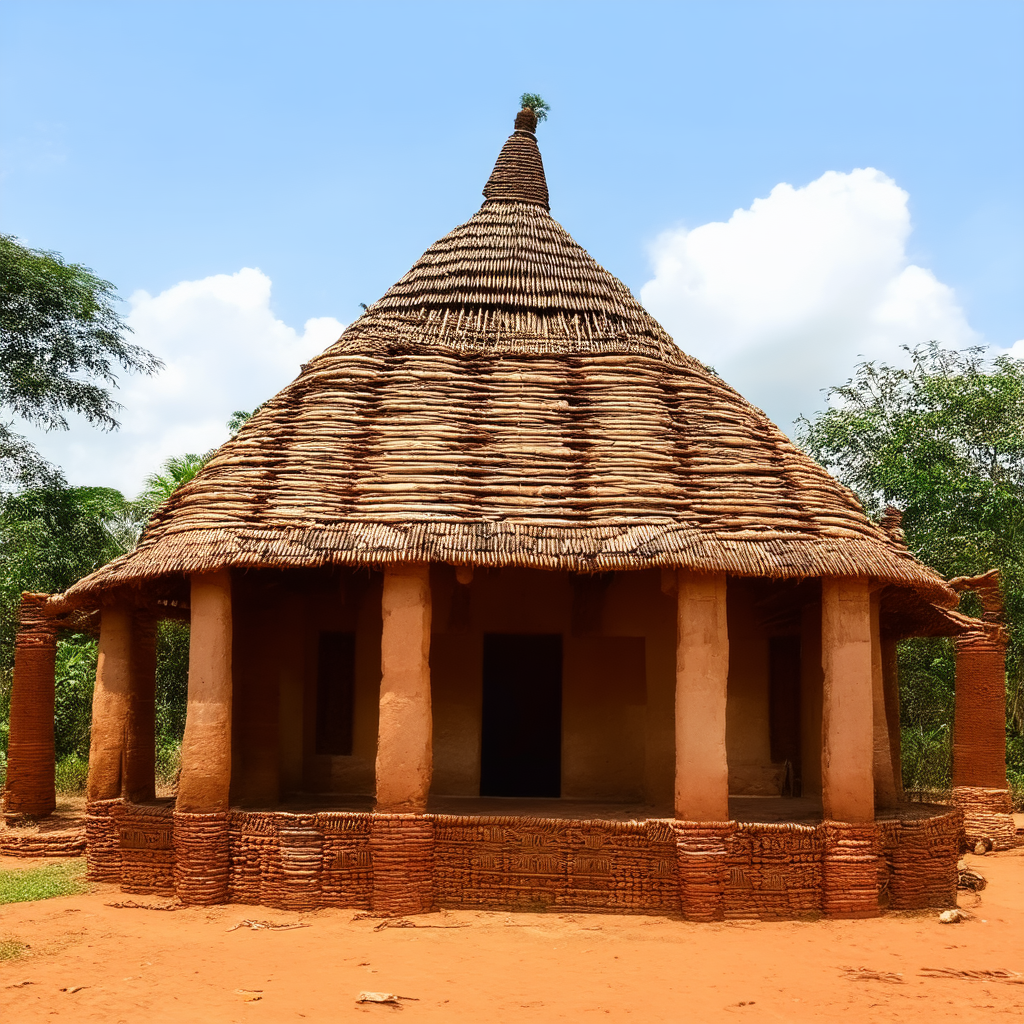 AI-generated Nigerian architecture